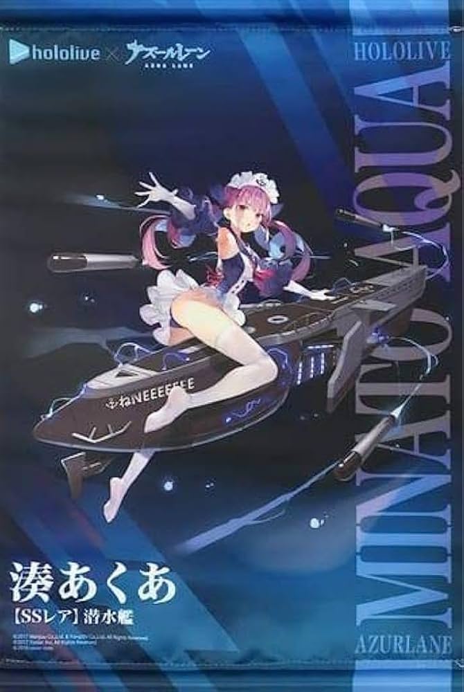 新品未開封　C97 アズールレーン　ホロライブ　湊あくあ　タペストリー Amazon.co.jp: C97 ホロライブ アズールレーン タペストリー 湊